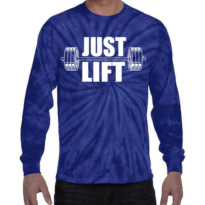 Just Lift Gym Workout Tie-Dye Long Sleeve Shirt