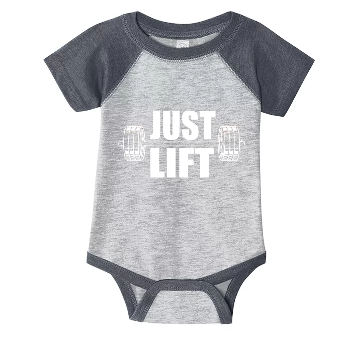 Just Lift Gym Workout Infant Baby Jersey Bodysuit