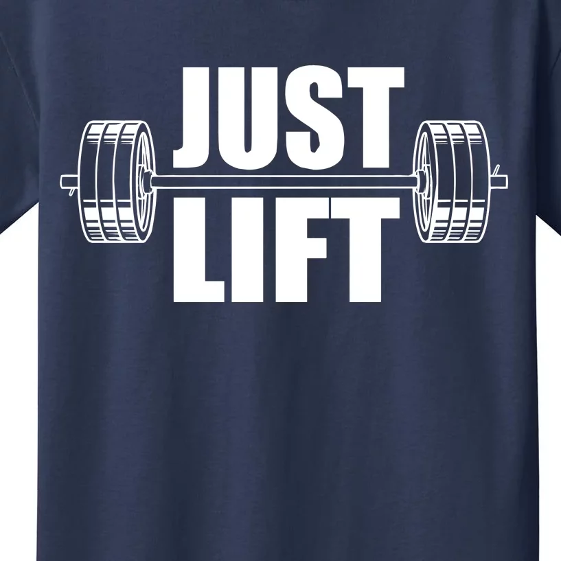 Just Lift Gym Workout Kids T-Shirt