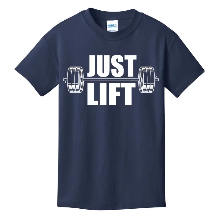 Just Lift Gym Workout Kids T-Shirt