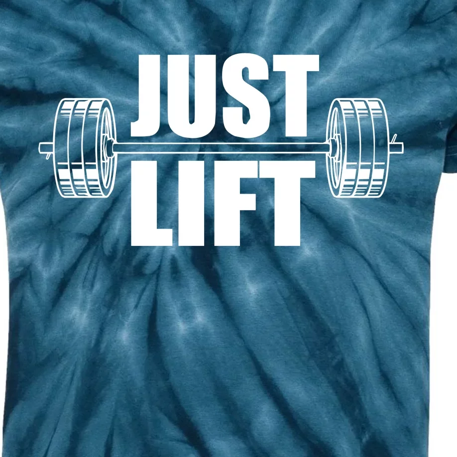 Just Lift Gym Workout Kids Tie-Dye T-Shirt