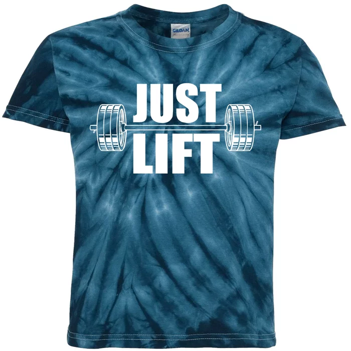 Just Lift Gym Workout Kids Tie-Dye T-Shirt