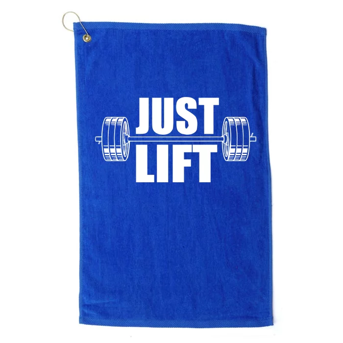 Just Lift Gym Workout Platinum Collection Golf Towel