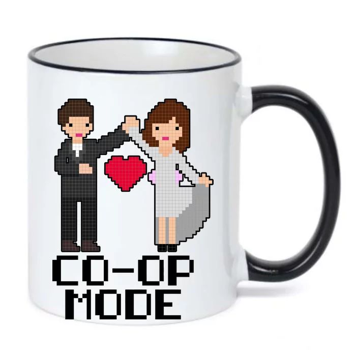 Just Married Co-op Mode Funny Marriage Black Color Changing Mug