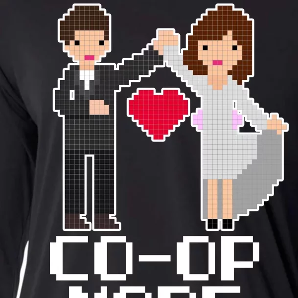 Just Married Co-op Mode Funny Marriage Cooling Performance Long Sleeve Crew