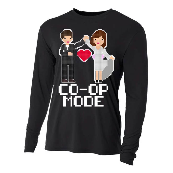 Just Married Co-op Mode Funny Marriage Cooling Performance Long Sleeve Crew