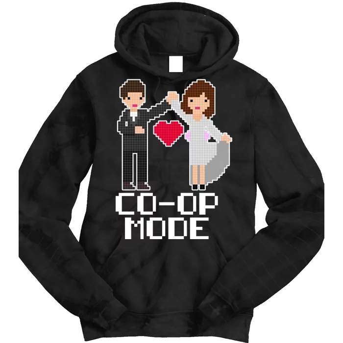 Just Married Co-op Mode Funny Marriage Tie Dye Hoodie