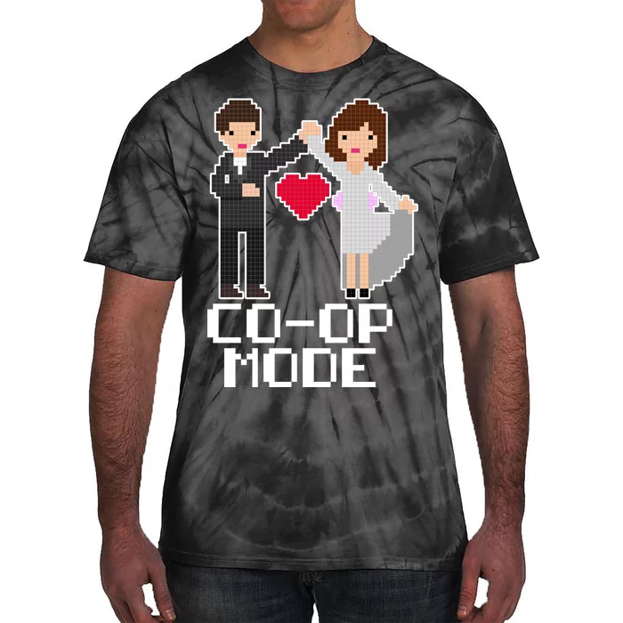 Just Married Co-op Mode Funny Marriage Tie-Dye T-Shirt