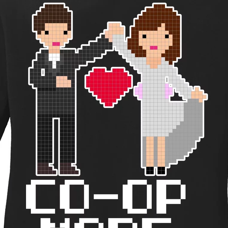 Just Married Co-op Mode Funny Marriage Ladies Long Sleeve Shirt