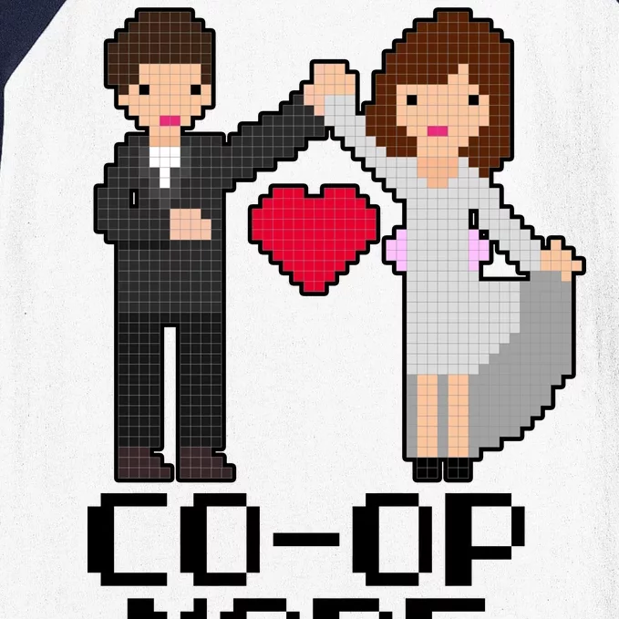 Just Married Co-op Mode Funny Marriage Baseball Sleeve Shirt