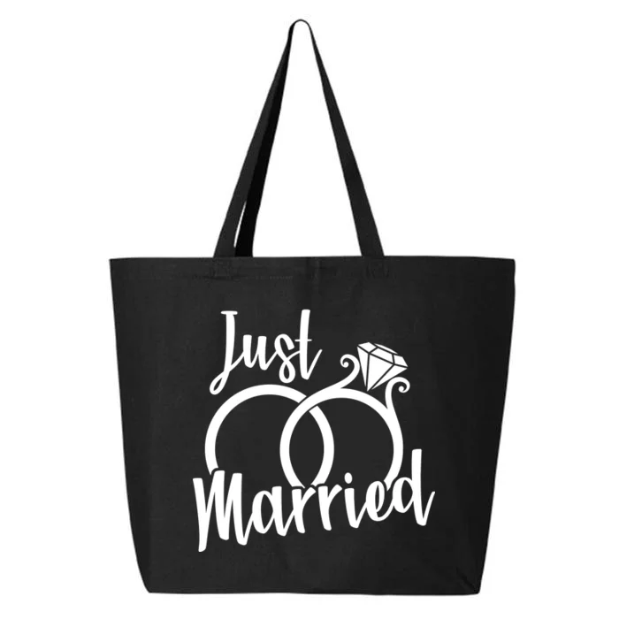 Just Married Ring Logo 25L Jumbo Tote