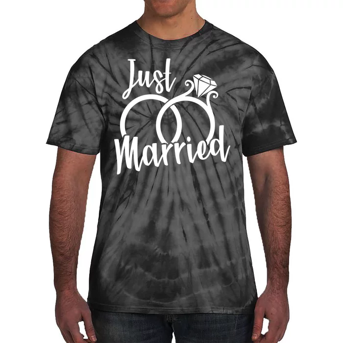 Just Married Ring Logo Tie-Dye T-Shirt