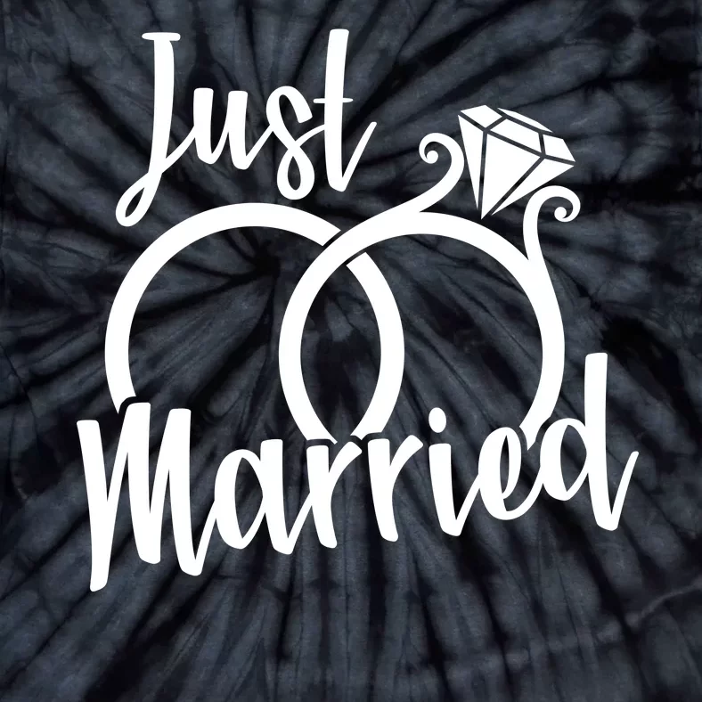 Just Married Ring Logo Tie-Dye T-Shirt