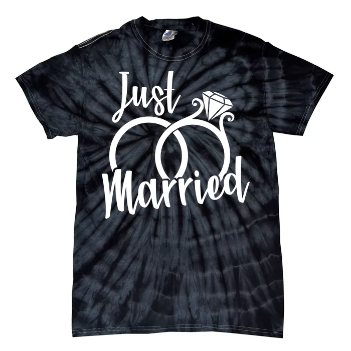 Just Married Ring Logo Tie-Dye T-Shirt