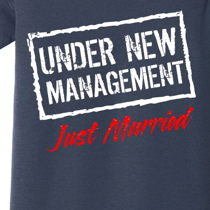 Just Married Under New Management Baby Bodysuit