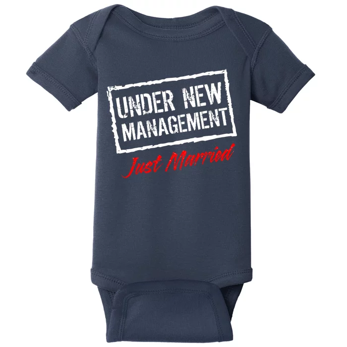 Just Married Under New Management Baby Bodysuit