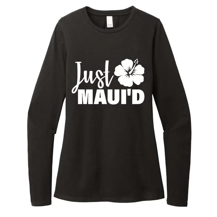 Just Maui'd Womens CVC Long Sleeve Shirt