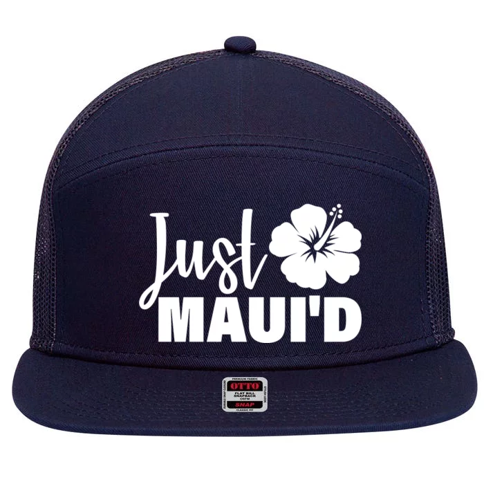 Just Maui'd 7 Panel Mesh Trucker Snapback Hat