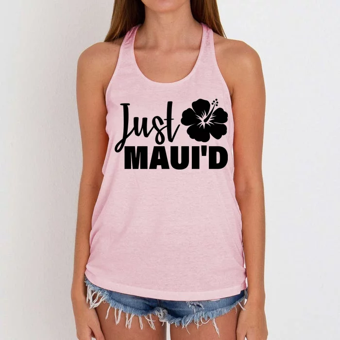 Just Maui'd Women's Knotted Racerback Tank