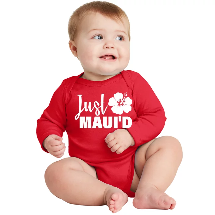 Just Maui'd Baby Long Sleeve Bodysuit