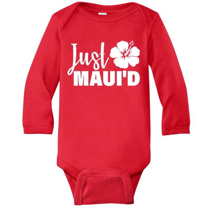 Just Maui'd Baby Long Sleeve Bodysuit