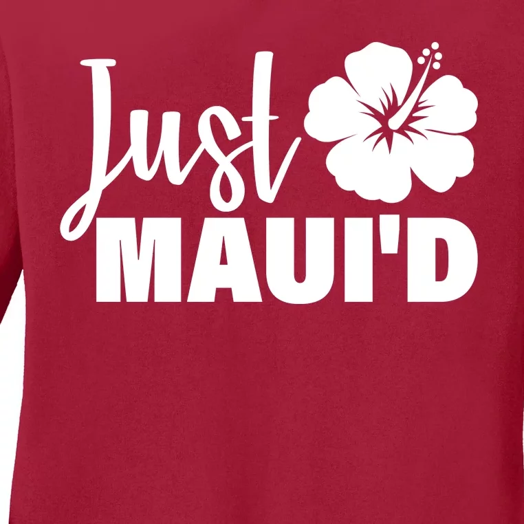 Just Maui'd Ladies Long Sleeve Shirt