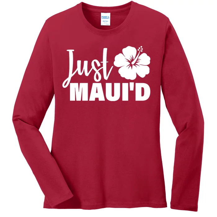 Just Maui'd Ladies Long Sleeve Shirt