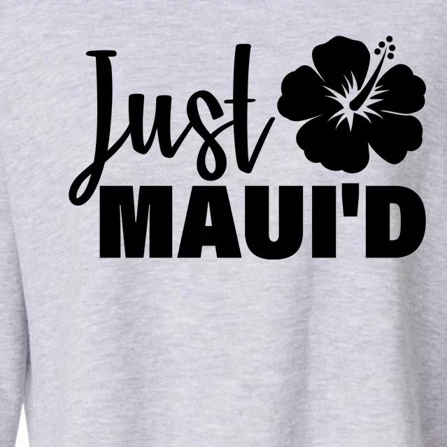 Just Maui'd Cropped Pullover Crew