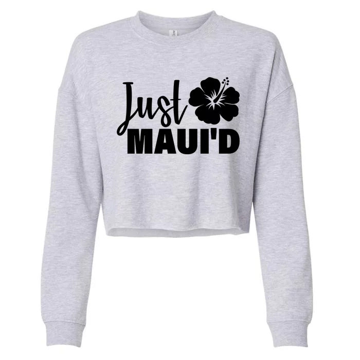 Just Maui'd Cropped Pullover Crew