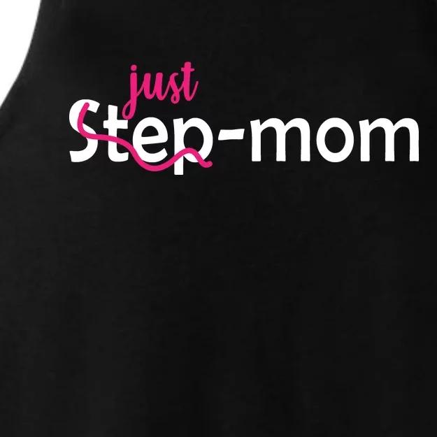 Just Mom Step Mother Ladies Tri-Blend Wicking Tank