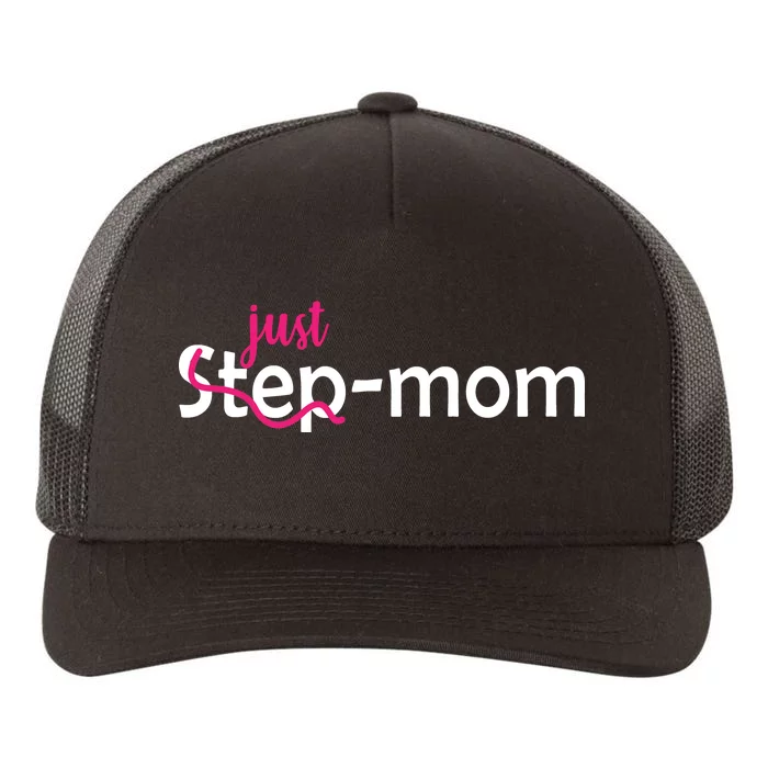 Just Mom Step Mother Yupoong Adult 5-Panel Trucker Hat