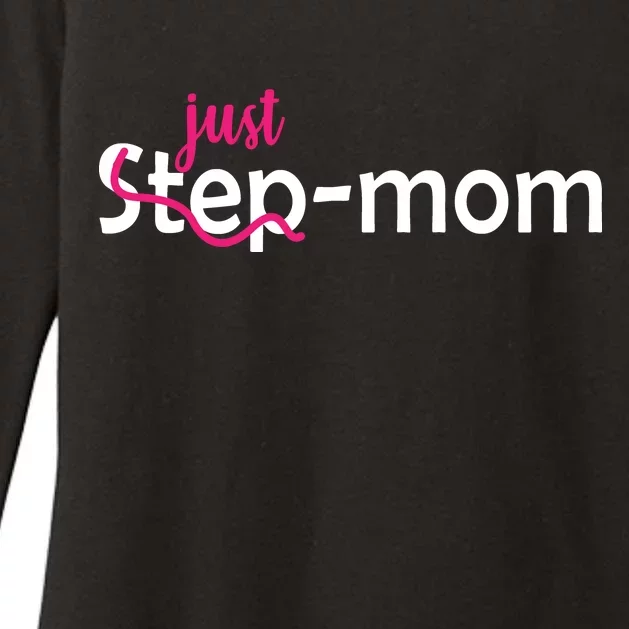 Just Mom Step Mother Womens CVC Long Sleeve Shirt