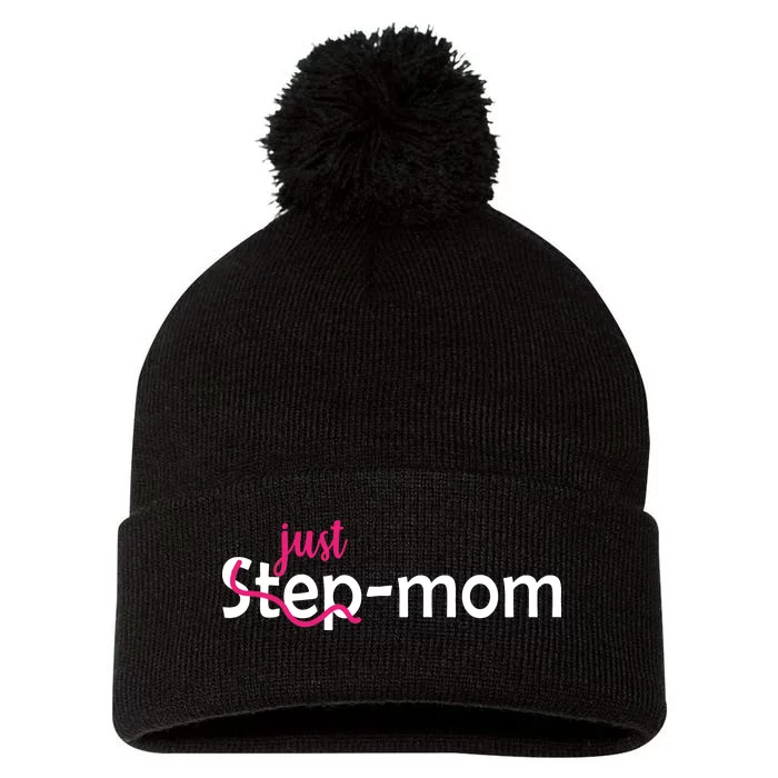 Just Mom Step Mother Pom Pom 12in Knit Beanie