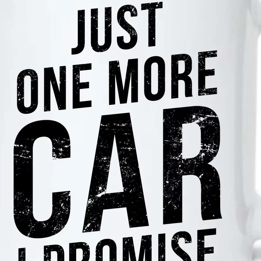 Just One More Car I Promise Black Color Changing Mug