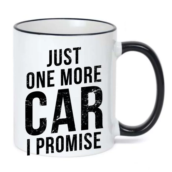 Just One More Car I Promise Black Color Changing Mug