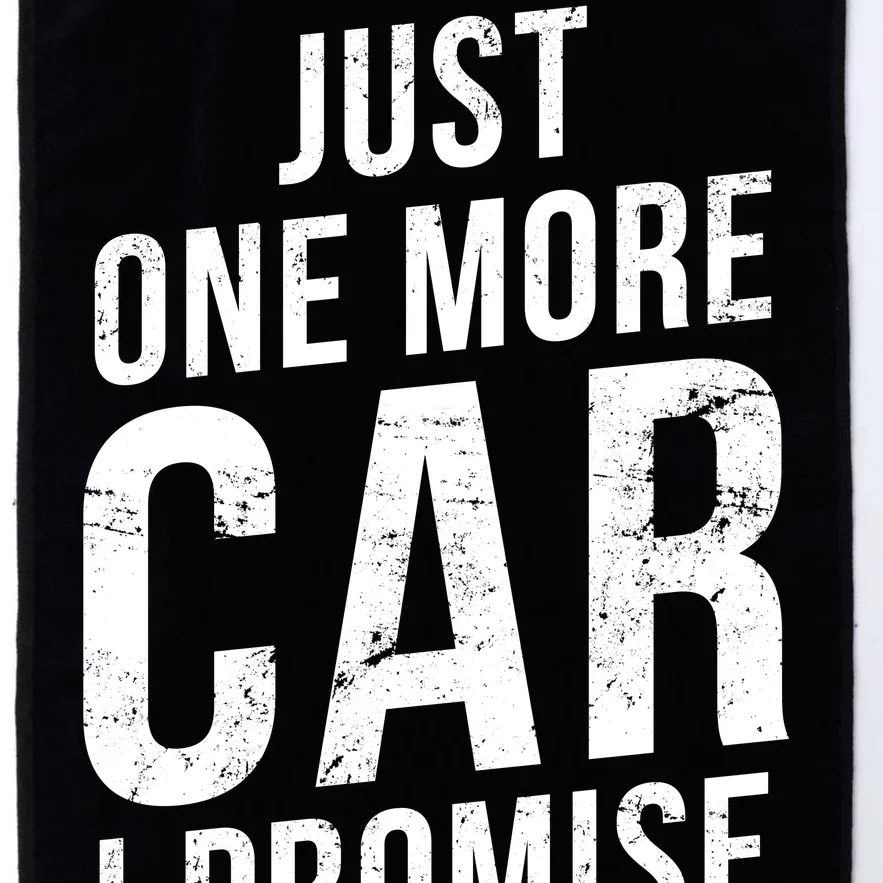 Just One More Car I Promise Platinum Collection Golf Towel