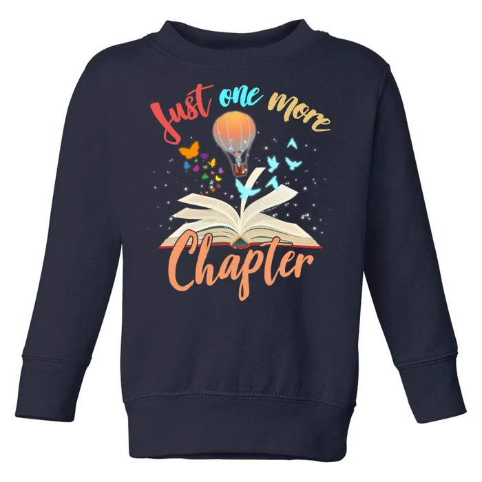 Just One More Chapter Toddler Sweatshirt