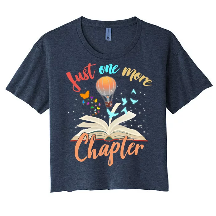 Just One More Chapter Women's Crop Top Tee