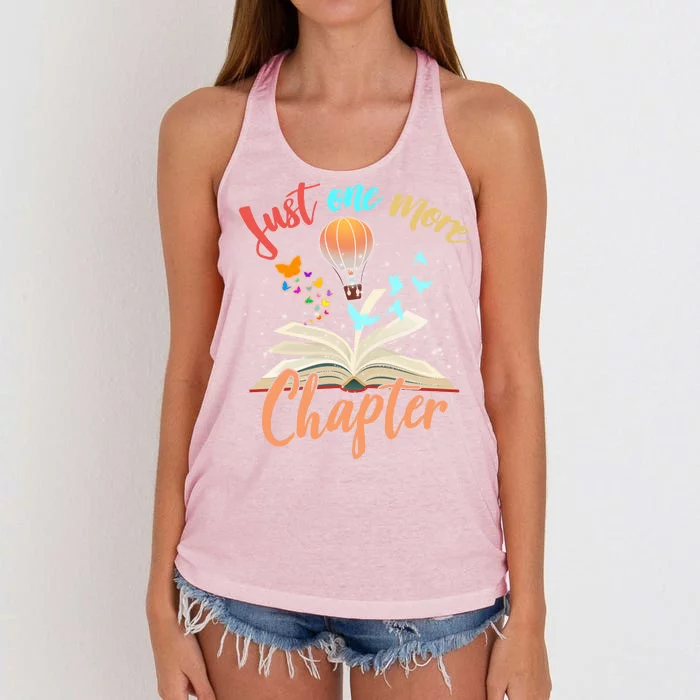 Just One More Chapter Women's Knotted Racerback Tank