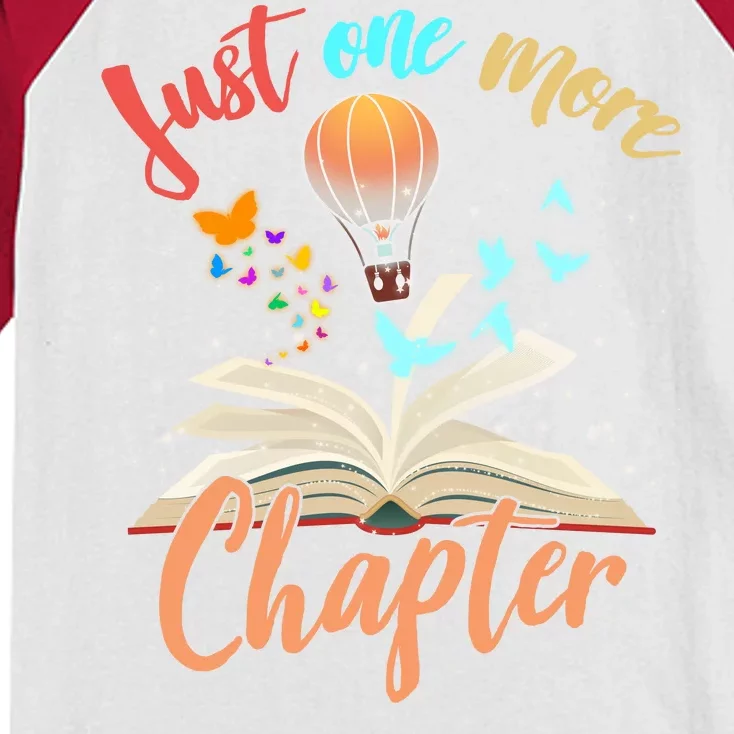 Just One More Chapter Kids Colorblock Raglan Jersey