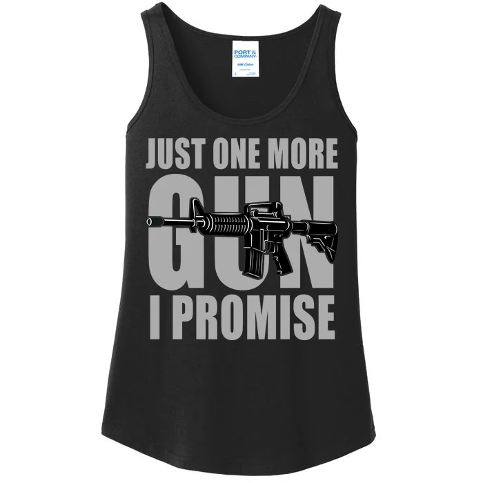 Just one more gun I promise Ladies Essential Tank