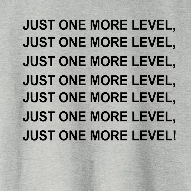 Just One More Level Game Women's Crop Top Tee