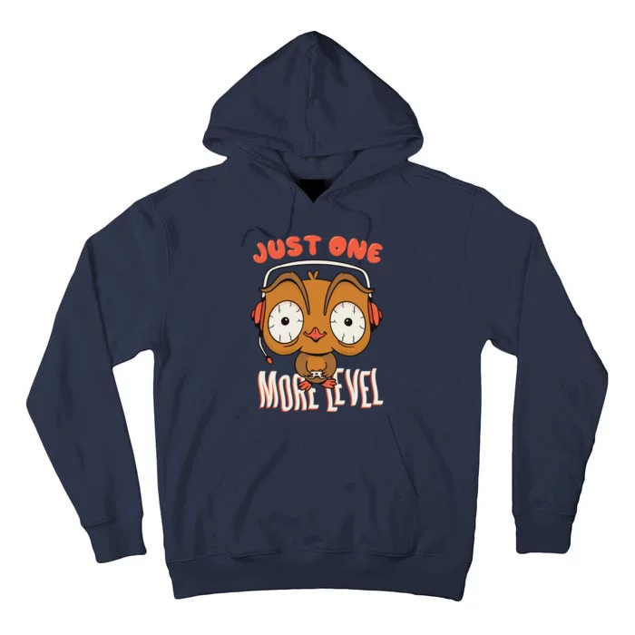 Just One More Level Owl Tall Hoodie