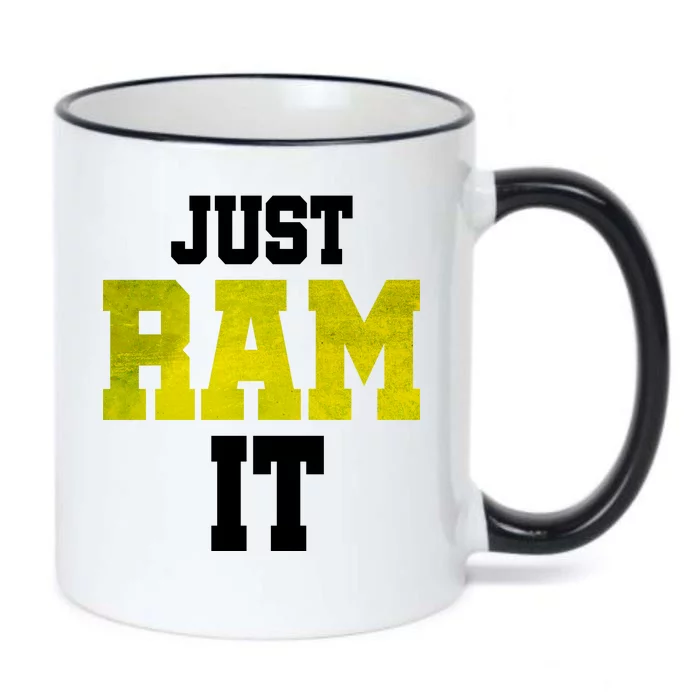 Just Ram It Black Color Changing Mug