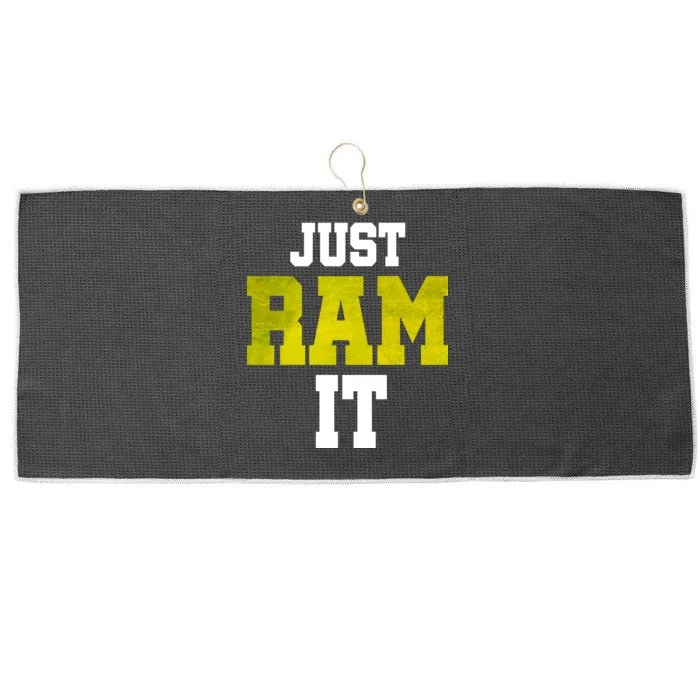 Just Ram It Large Microfiber Waffle Golf Towel