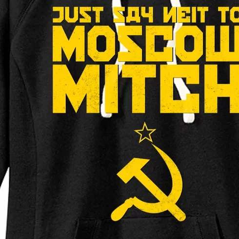 Just Say Neit To Moscow Mitch Women's Fleece Hoodie