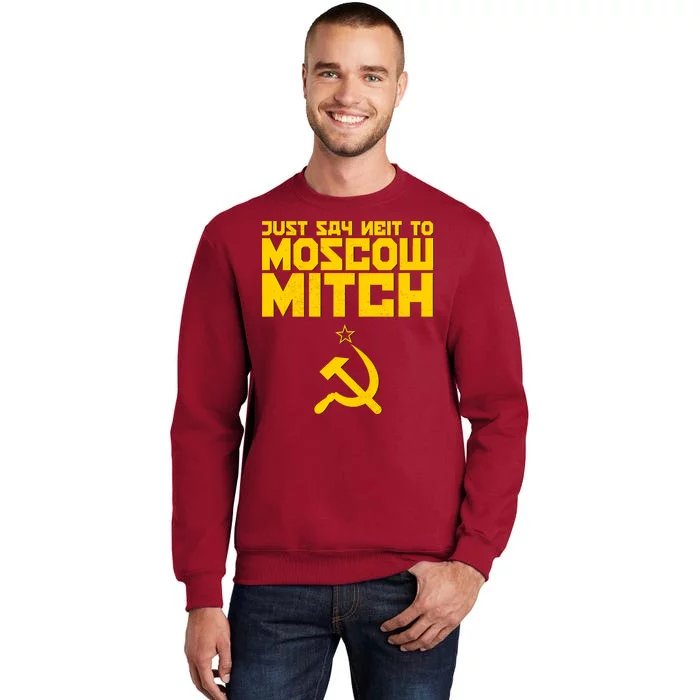 Just Say Neit To Moscow Mitch Tall Sweatshirt