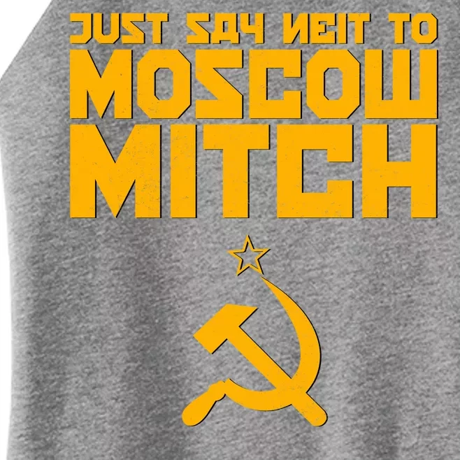 Just Say Neit To Moscow Mitch Women’s Perfect Tri Rocker Tank