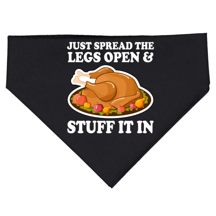 Just Spread The Legs Open & Stuff It In USA-Made Doggie Bandana