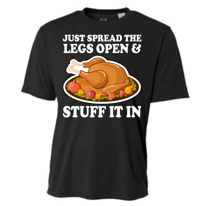 Just Spread The Legs Open & Stuff It In Cooling Performance Crew T-Shirt